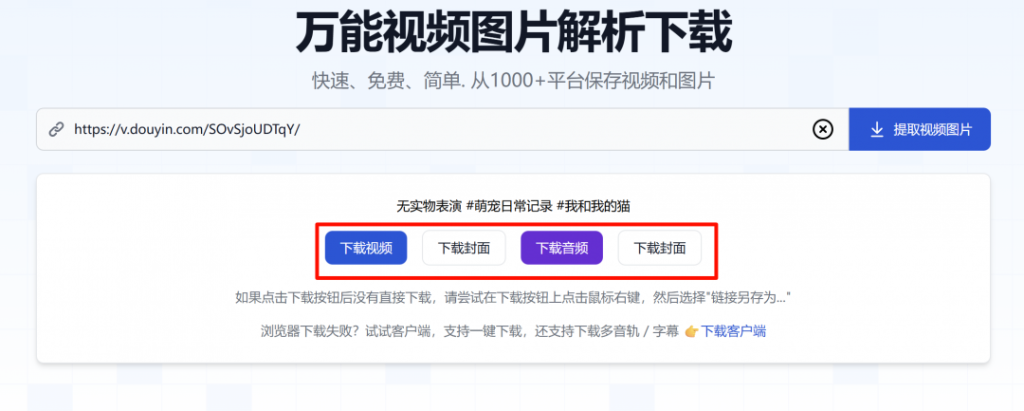 图片[2]-⚡SnapAny – 万能短视频无水印下载网站-八百副业网